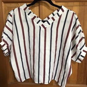 striped blouse